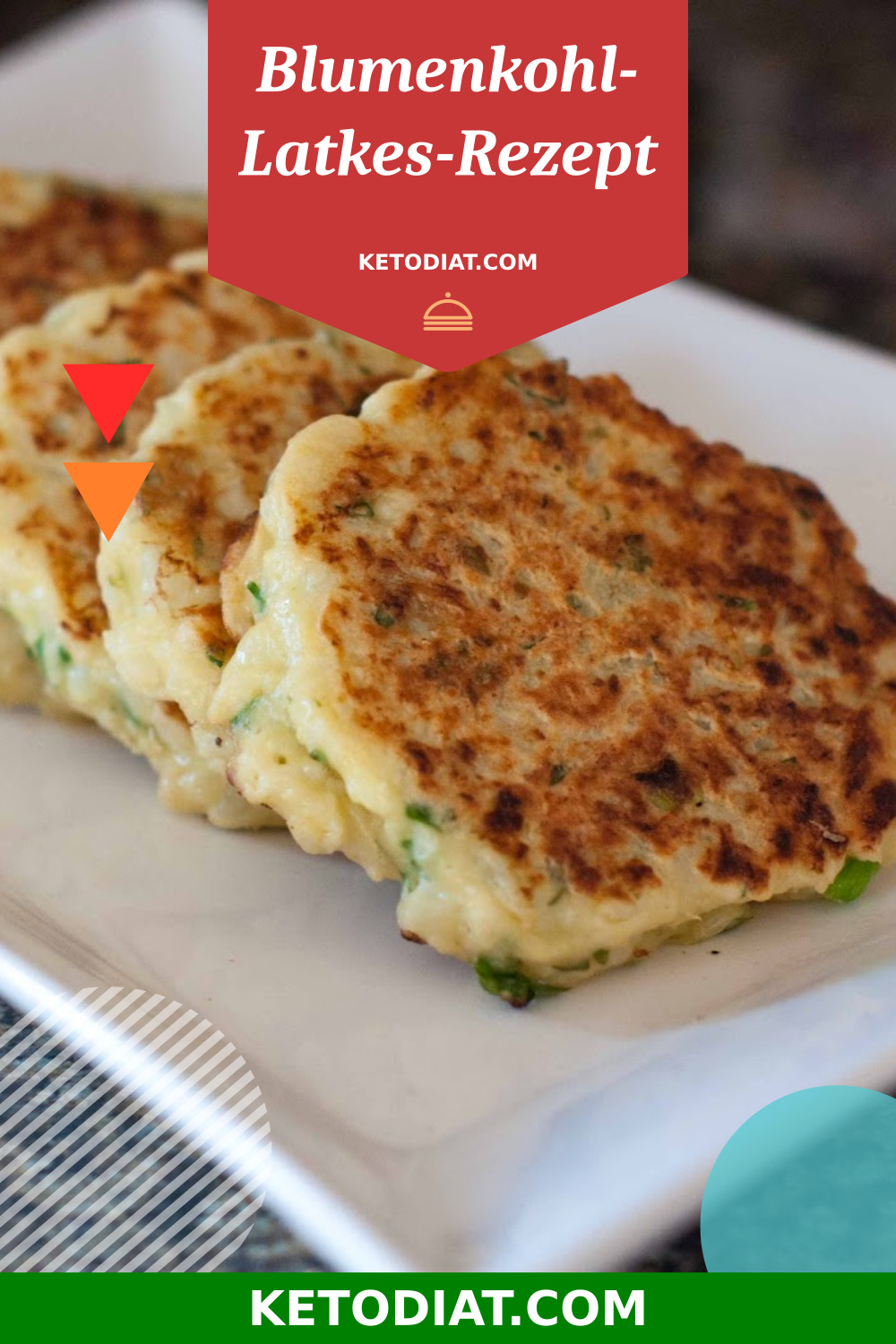 Blumenkohl-Latkes pin
